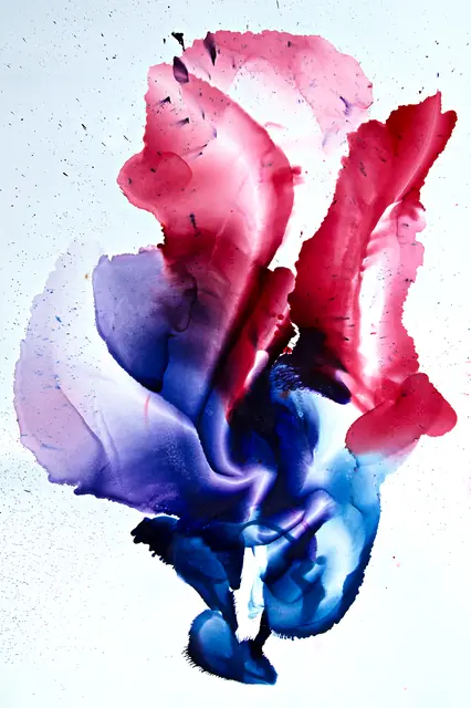 Specchio delle mie brame, artwork by Elena Rivautella (Liquid period · alcohol inks)