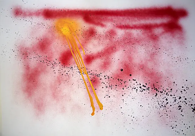 Extraterrestre, artwork by Elena Rivautella (Liquid period · liquid colours)