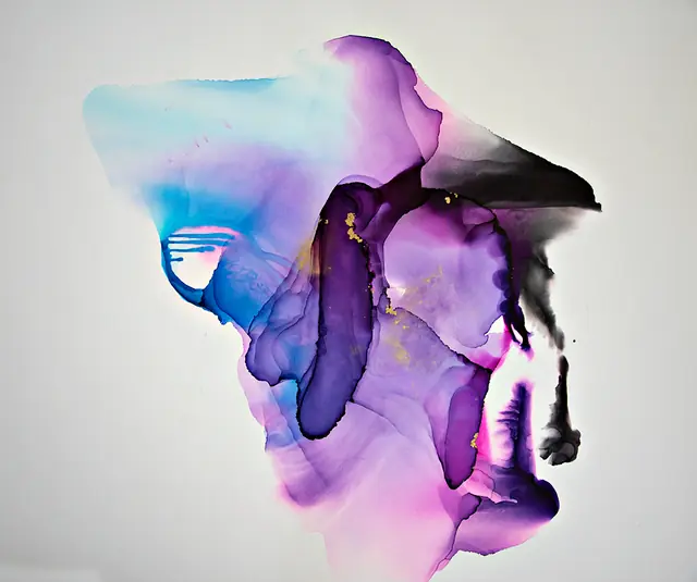 Untitled, artwork by Elena Rivautella (Liquid period · liquid colours)