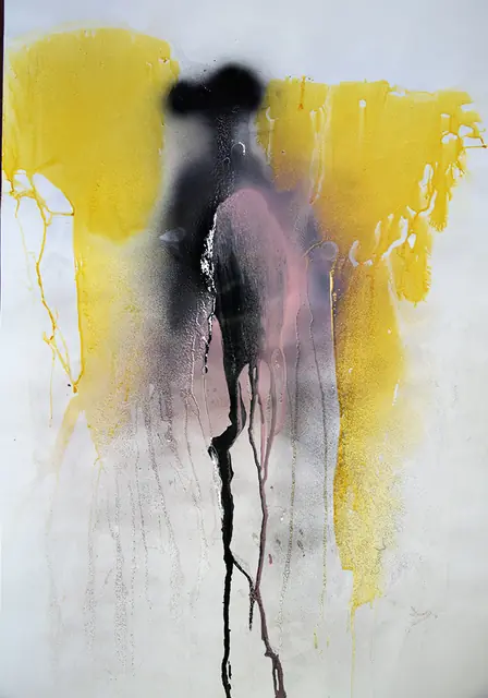 Spirito alato, artwork by Elena Rivautella (Liquid period · liquid colours)