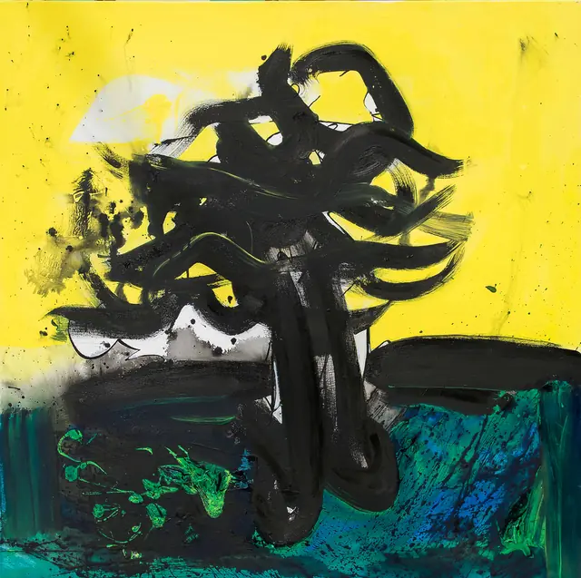 Albero con aquilone, artwork by Elena Rivautella (Middle period · the square)