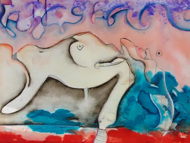 Corpo sottile, artwork by Elena Rivautella (Middle period · the long formats)