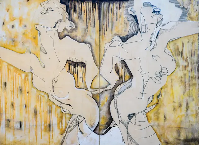 Clessidra, artwork by Elena Rivautella (Middle period · the long formats)