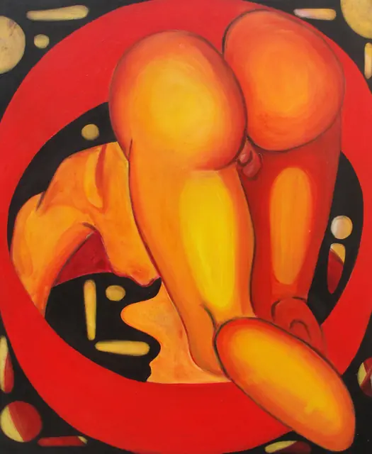 Bocca, artwork by Elena Rivautella (Shamanic period)