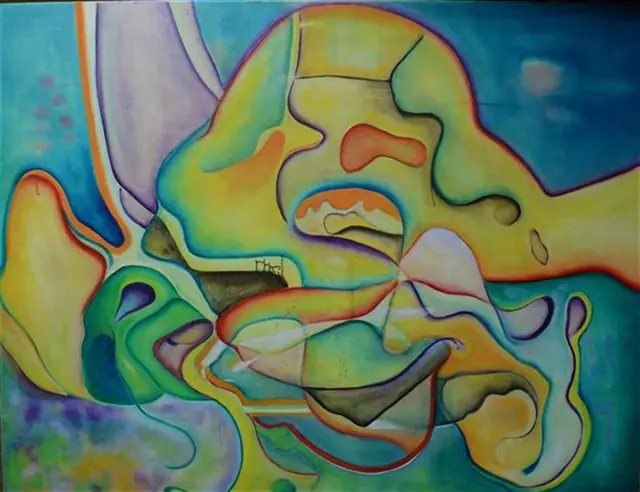 Creature marine, artwork by Elena Rivautella (Shamanic period)