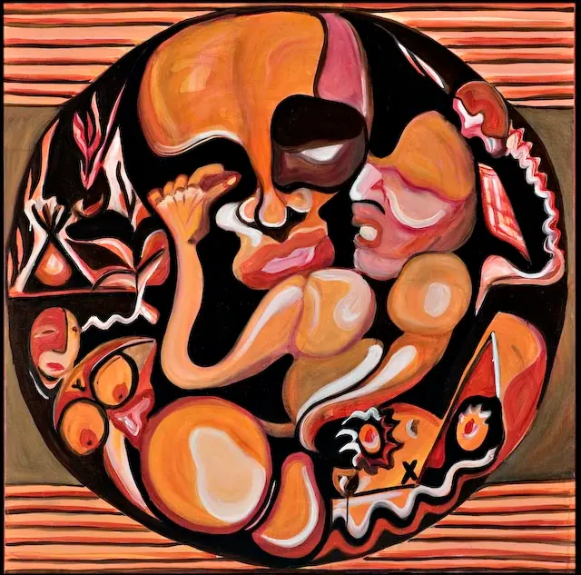 Indiani, artwork by Elena Rivautella (Shamanic period)