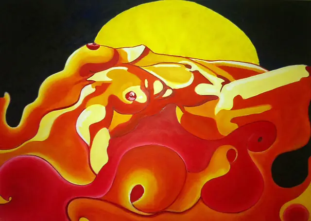 Poseidone, artwork by Elena Rivautella (The Wave)