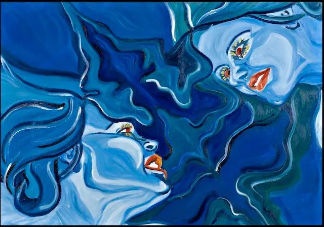 Ti amo, artwork by Elena Rivautella (Shamanic period)