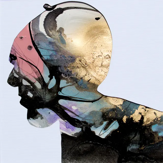 Face 1, artwork by Elena Rivautella (Faces)